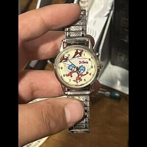 1997 Thing 1 & Thing 2 Dr Seuss Watch